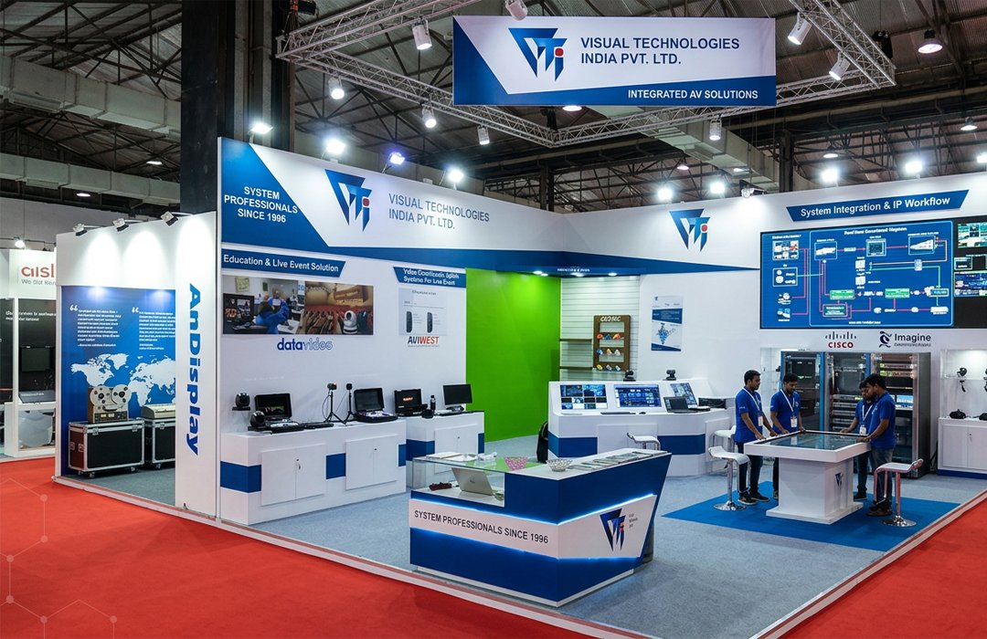 Visual Technologies India Pvt. Ltd. Exhibition Stall