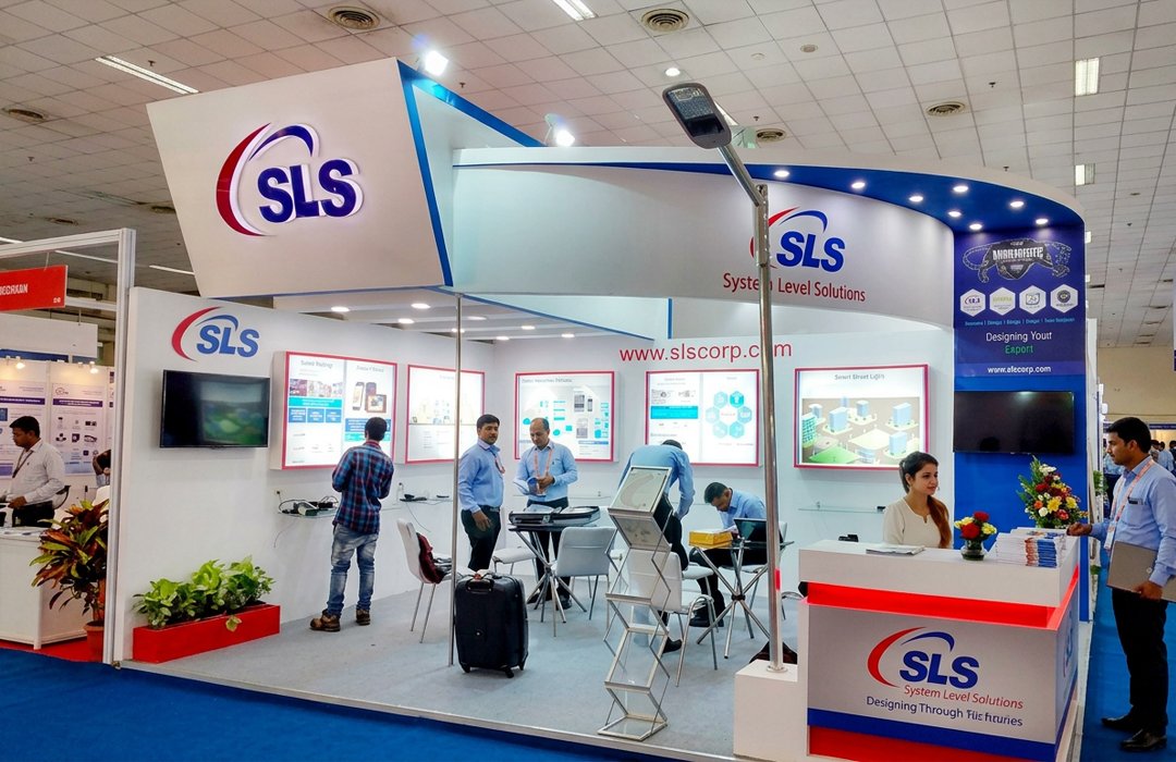 SLS System Level Solutions Stand
