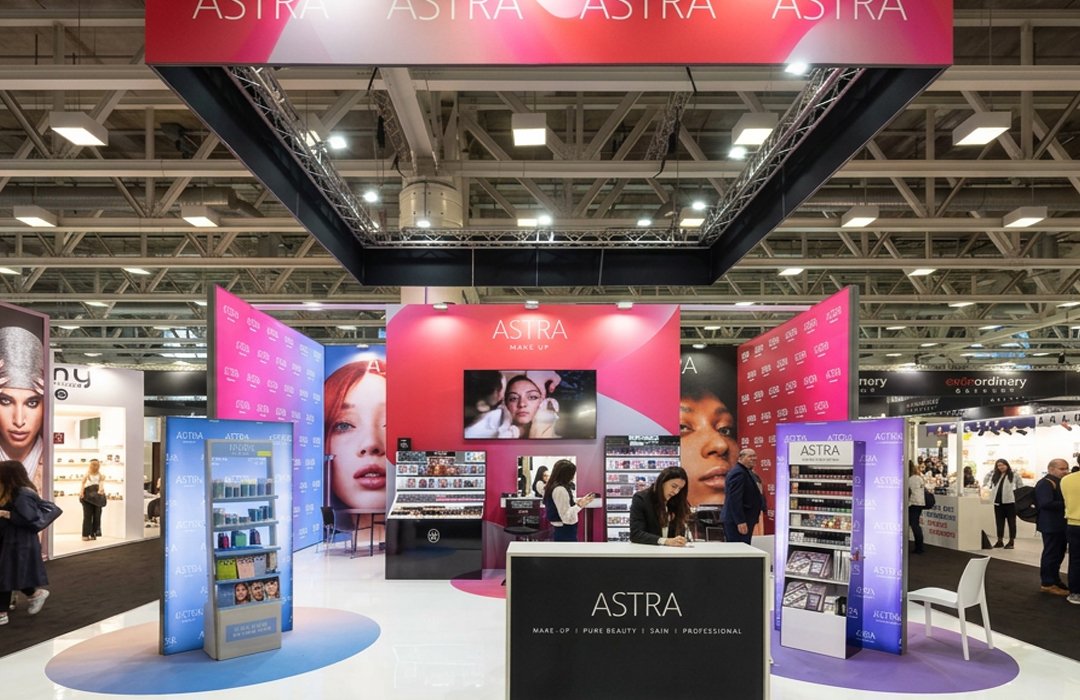 Astra Make-Up Exhibition Stand