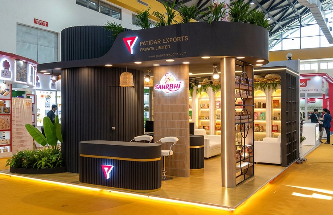 Patidar Exports Exhibition Stand